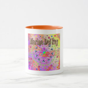 Marina Del Rey Lucky Golden Mug