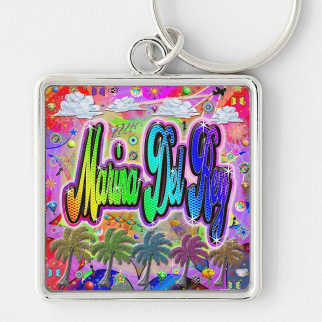 Marina Del Rey Vista Express Keychain (Front)
