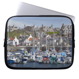 Marina, Findochty, Moray, Scotland, United Laptop Sleeve