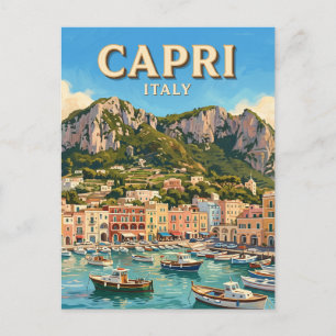 Marina Grande Capri Italy Postcard