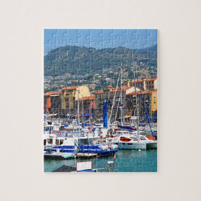 Marina in Nice, France Jigsaw Puzzle (Vertical)