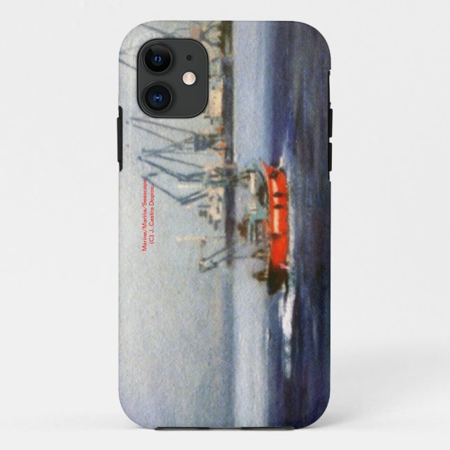 Marina/Mariña/Seascape Case-Mate iPhone Case (Back)