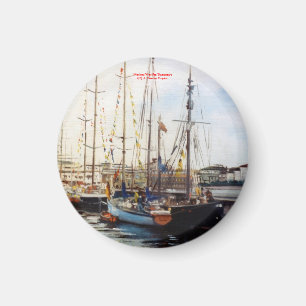 Marina/Mariña/Seascape Magnet