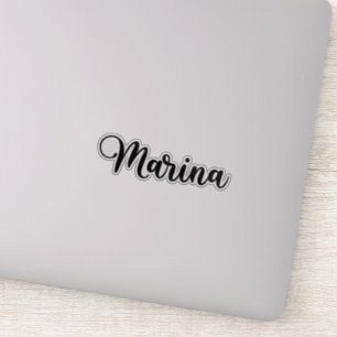 Marina Name - Handwritten Calligraphy