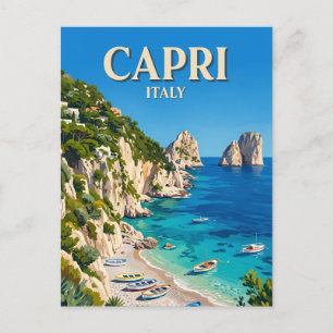 Marina Piccola Capri Italy Postcard