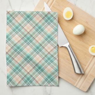 Marina Plaid On A Bias Tea Towel