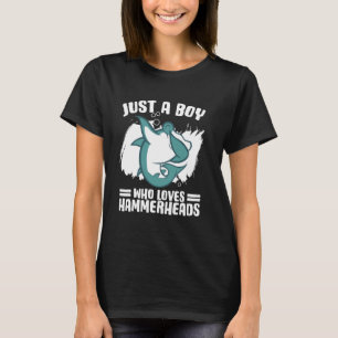 Marine Animal Hammerhead Shark Heartbeat Shark Fis T-Shirt