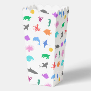 Marine animals patterned favour box