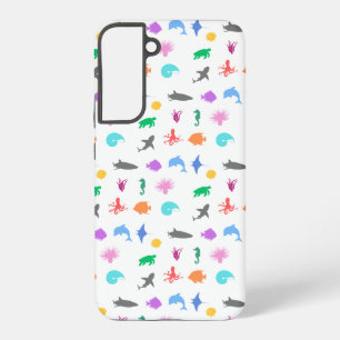 Marine animals patterned samsung galaxy case