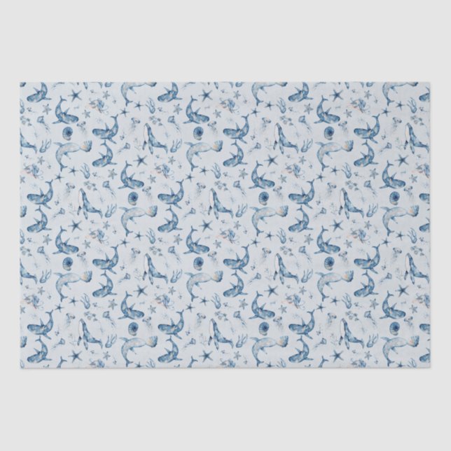Marine animals tissue paper (Front)