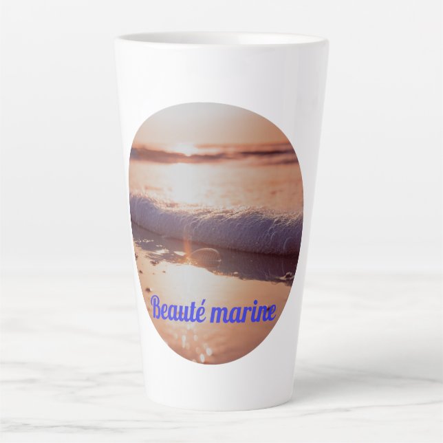 Marine Beauty Sun Layer Latte Mug (Front)