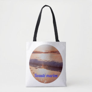 Marine Beauty Sun Layer Tote Bag
