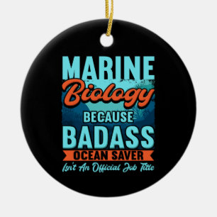 Marine Biologist Ceramic Ornament