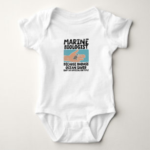 Marine Biologist Marine Biology Baby Bodysuit