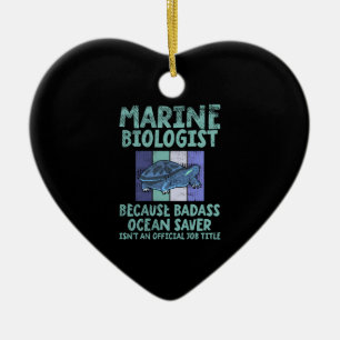 Marine Biologist Marine Biology Ceramic Ornament