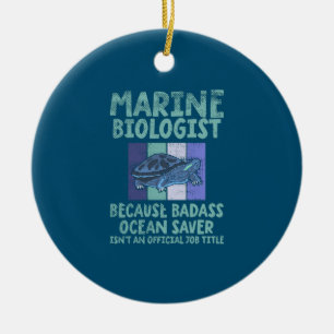 Marine Biologist Marine Biology Ceramic Ornament