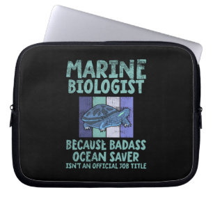 Marine Biologist Marine Biology Laptop Sleeve