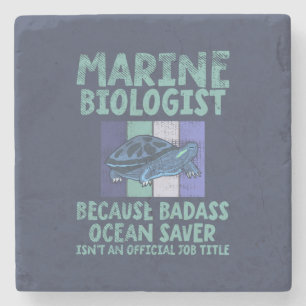 Marine Biologist Marine Biology Stone Coaster