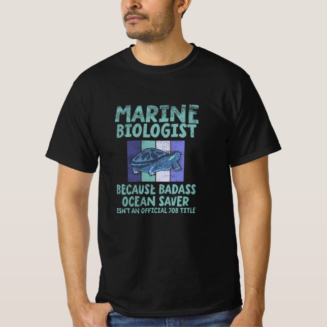 Marine Biologist Marine Biology T-Shirt (Front)