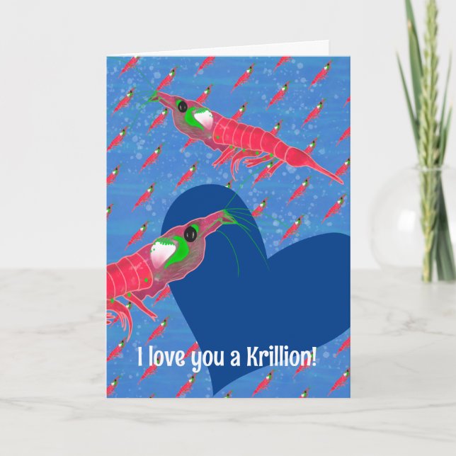 Marine Biologist Valentine Holiday Card (Front)