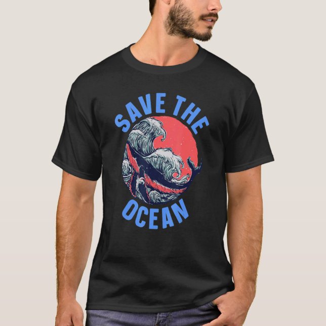 Marine Biology Ocean Life Marine Biologist   Save  T-Shirt (Front)