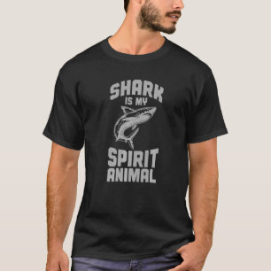 Marine Biology Shark Is My Spirit Animal   T-Shirt