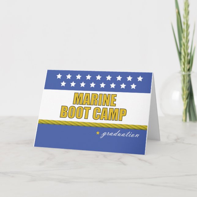 Marine Boot Camp Graduation Card (Front)