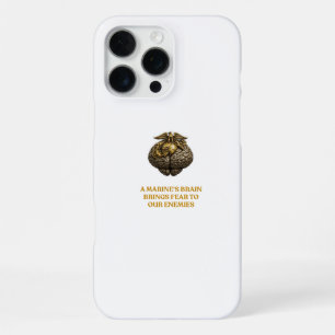 Marine Brain iPhone Case – Fearless Military Desig