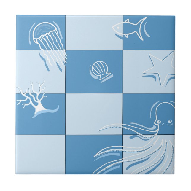Marine Ceramic Tile (Front)