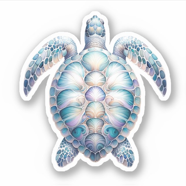 Marine Charm Stickers Sea Turtle (Front)