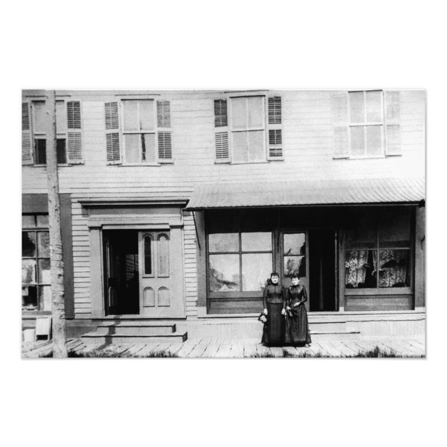 Marine City Hotel on Water Street Marine City MI Photo Print (Front)