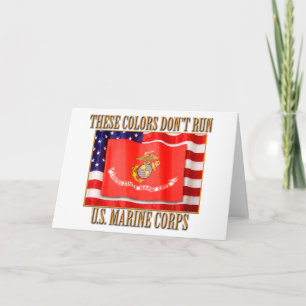 Marine Corps Greeting Card