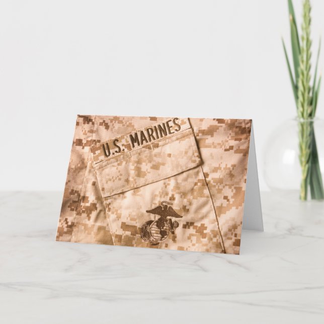 Marine Corps Greeting Card (Front)