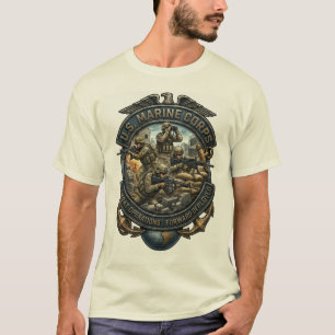 Marine Corps in battle shirt