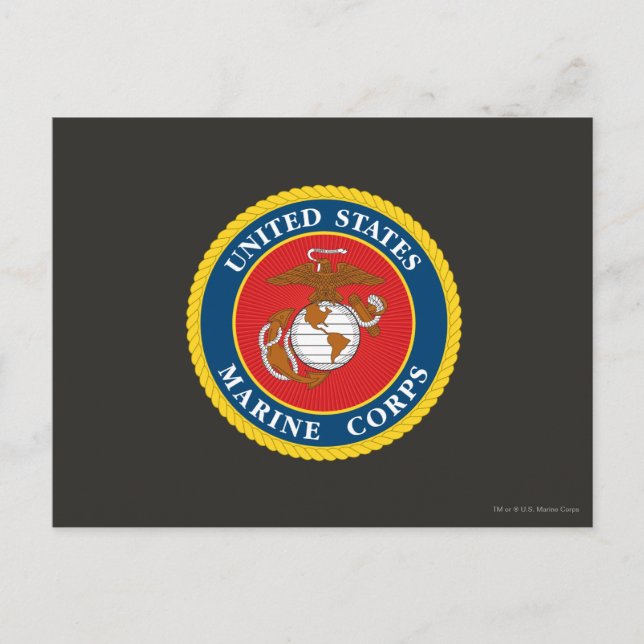 Marine Corps Seal 1 Postcard (Front)