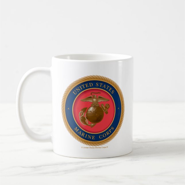 Marine Corps Seal Coffee Mug (Left)