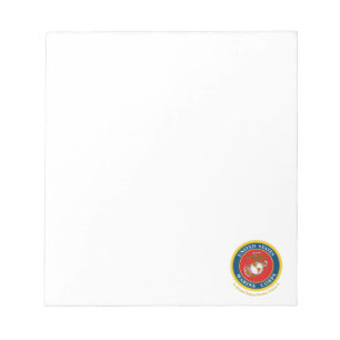 Marine Corps Seal - Flat Notepad