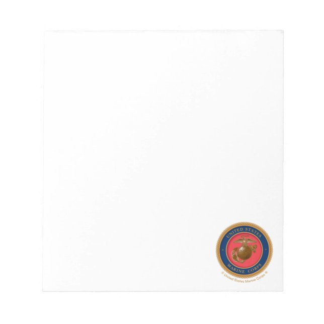 Marine Corps Seal Notepad (Front)