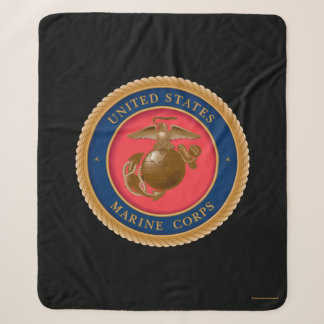 Marine Corps Seal Sherpa Blanket