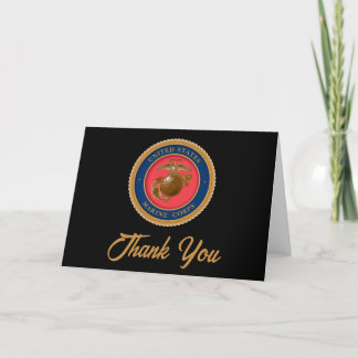 Marine Corps Seal Thank You Card