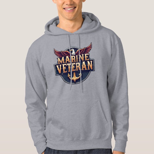 Marine Corps Veteran Hoodie (Front)
