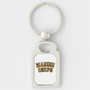Marine Corps Veteran Logo Emblem Key Ring