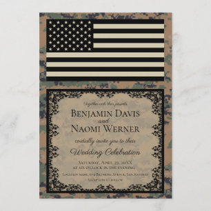 Marine Corps Wedding Invitation
