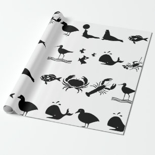 MARINE CREATURES WRAPPING PAPER