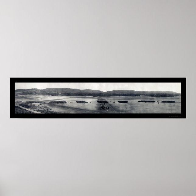 Marine Dress Parade Photo 1911 Poster (Front)