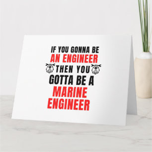 MARINE ENGINEER CARD