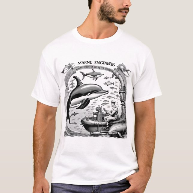 Marine Engineer T-Shirt  (Front)