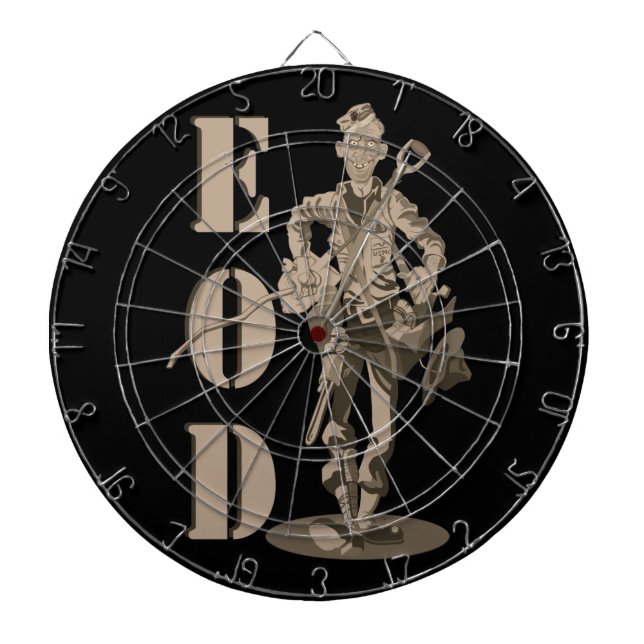 Marine EOD tech Dartboard (Front)