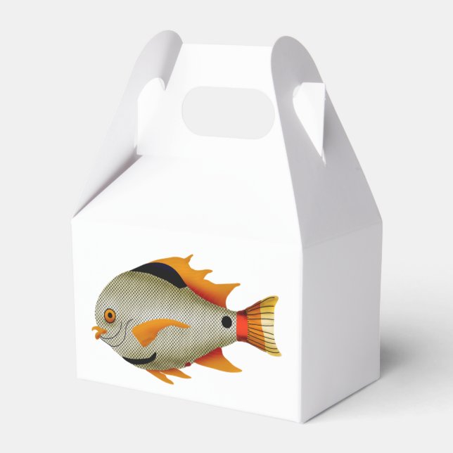 Marine Fish Nature Favour Box (Back Side)