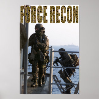 Marine Force Recon Poster